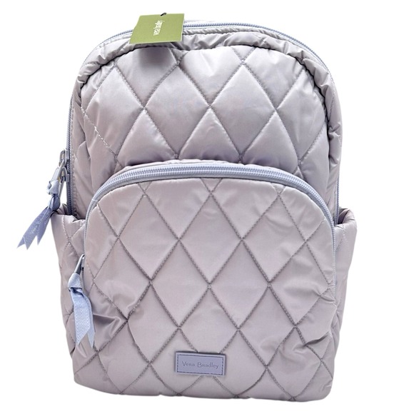 Vera Bradley Women's Small Backpack Lavender Pearl Floral Lining Water-resistant - Picture 10 of 10